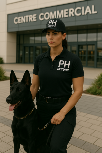 PH Sécurité garantit l’excellence du service maître-chien avec des patrouilles cynophiles qualifiées