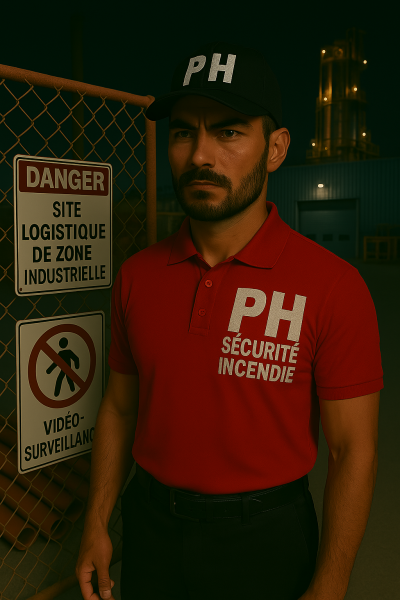 PH Secure - Surveillance de zone industrielle à Marignane avec équipe de sécurité formée aux procédures incendie et intrusion