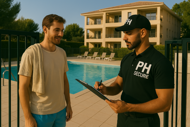 PH Secure – Surveillance de piscines en résidences privées, garantissez à vos résidents un espace protégé, serein et conforme aux règles de vie commune