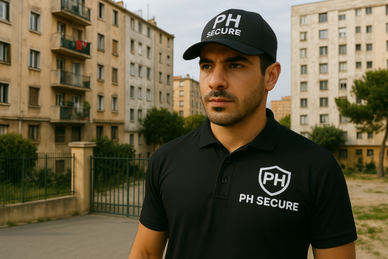 PH Secure - Entreprise de sécurité pour résidence avec service de gardiennage permanent à Marseille secteur Saint-Jérôme