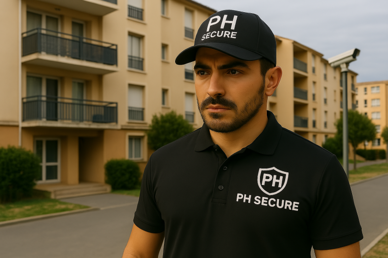 PH Secure - Surveillance de copropriété résidentielle à Marignane avec agents qualifiés formés à la prévention des intrusions