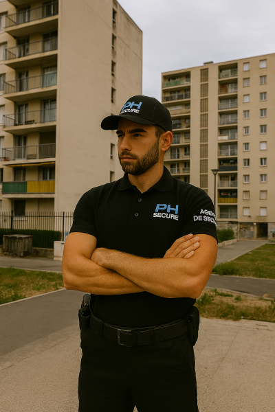 Sécurisez vos cités à risques avec les agents de sécurité PH Secure, sérieux, réactifs et contrôlés sur site