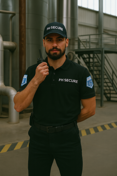 Agent de sécurité professionnel pour sites industriels sensibles à Marseille dans les Bouches-du-Rhône et le Var, disponible 24h/24.