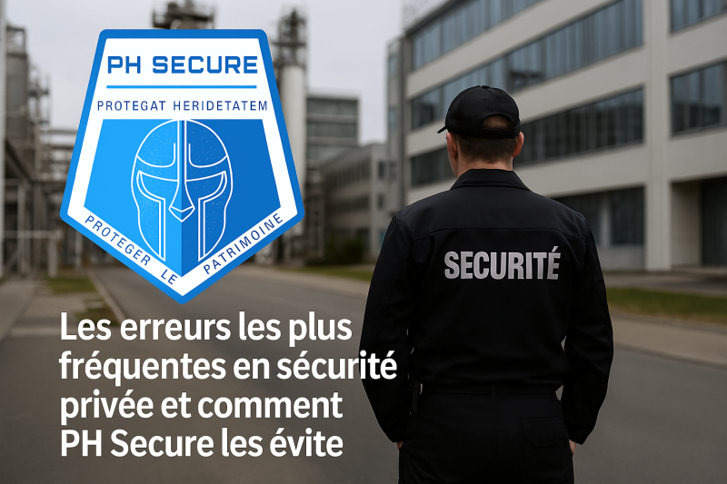 Sécurité privée : les erreurs à éviter  